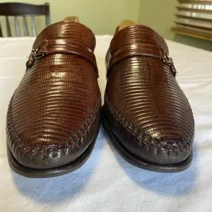 Mezlan | Shoes | Mezlan Madrid Penny Loafers Genuine Lizard  display picture 1